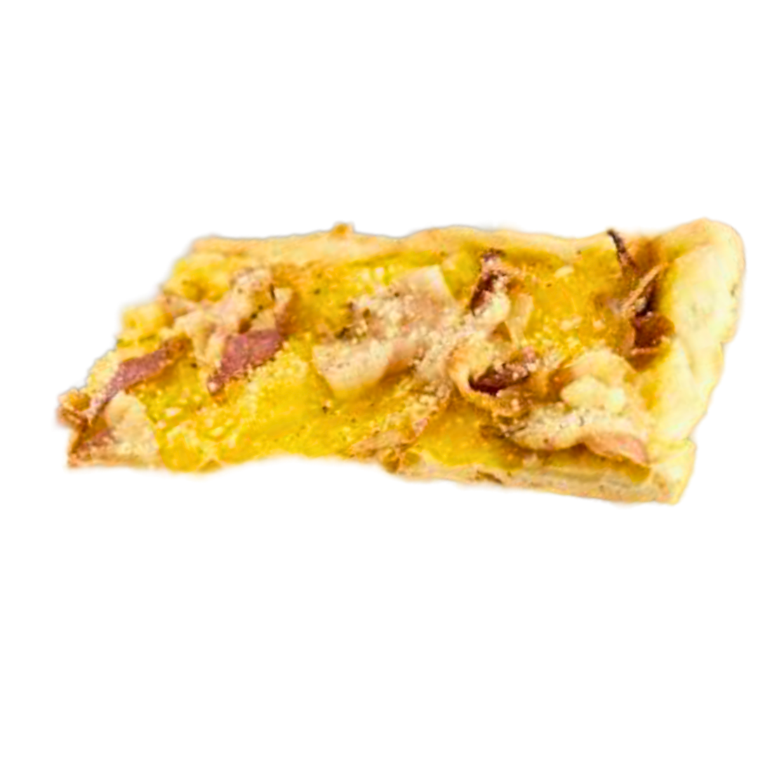 Pizzastück Carbonara